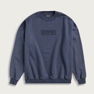 Taylor Swift Eras Tour Blue Crewneck Sweatshirt